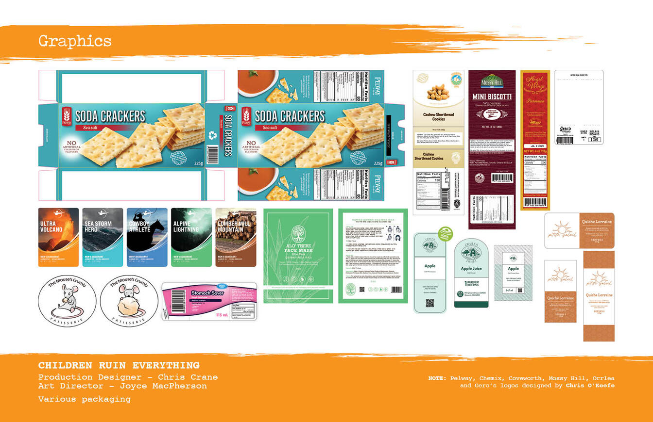 Children Ruin Everything - various package designs