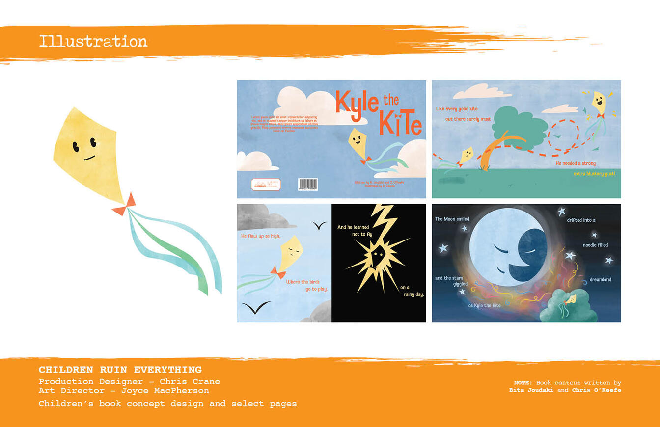 Children Ruin Everything - children's book illustrations